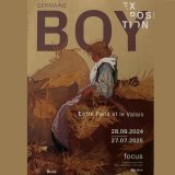Affiche de l'exposition de la collection communale de la Municipalité de Savièse "Germaine Boy, Entre Paris et le Valais".